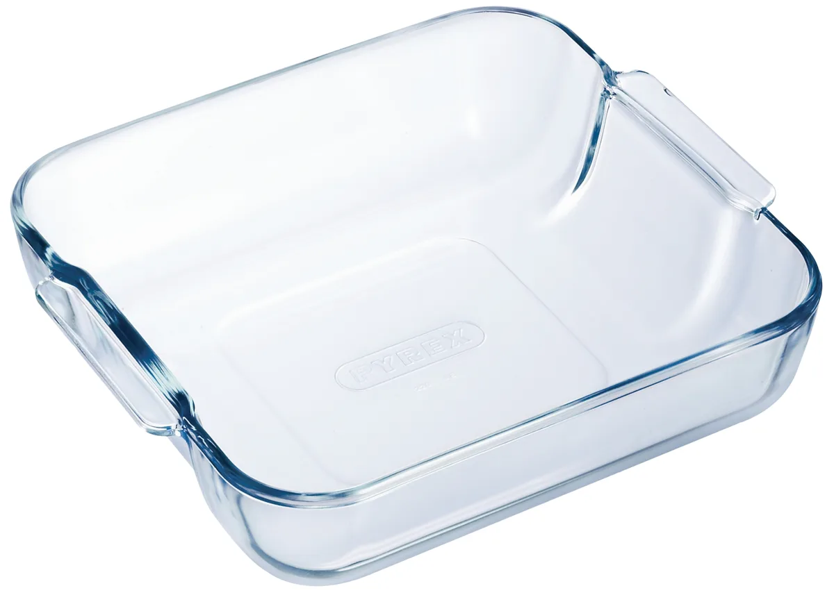Форма для запікання Pyrex боросилікатне скло 25х21х6 см квадратна