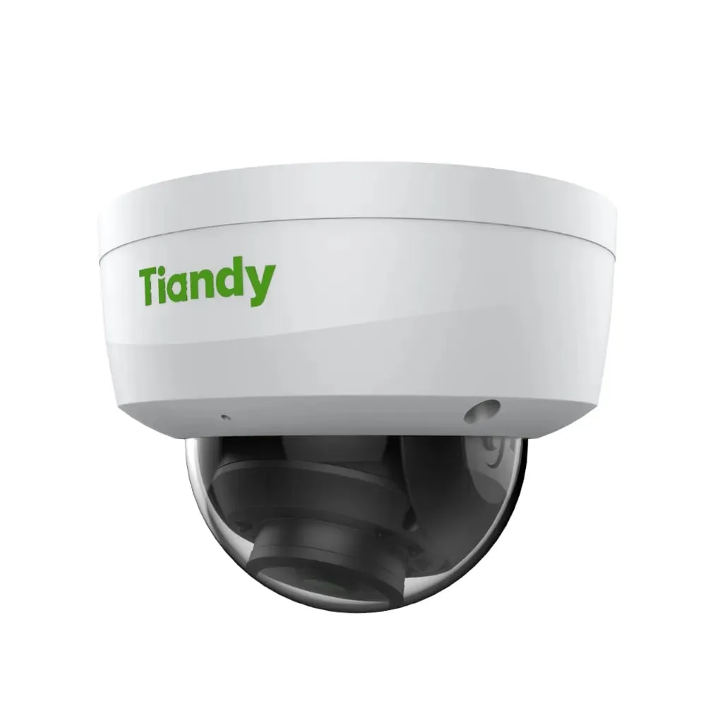 IP-камера Tiandy TC-C34KS Спецификация: I3/E/Y/C/SD/2.8mm/V4.2, 4MP, Starlight Dome, 2.8mm, f/1.6, IR30m, PoE, IP66, IK10.