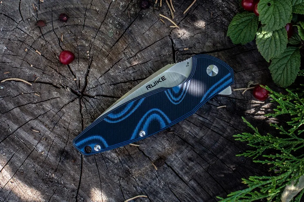Ніж складаний Ruike G10 91,6 мм сірий
