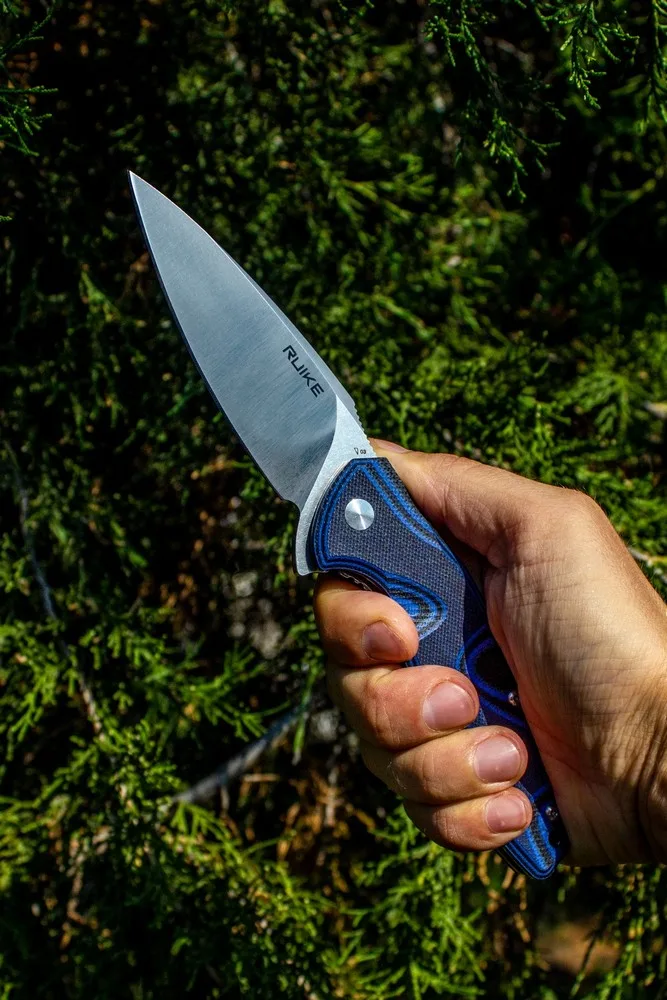Ніж складаний Ruike G10 91,6 мм сірий