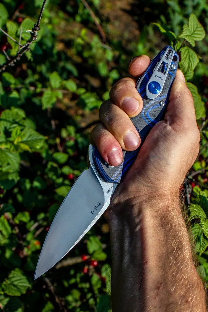 Ніж складаний Ruike G10 91,6 мм сірий
