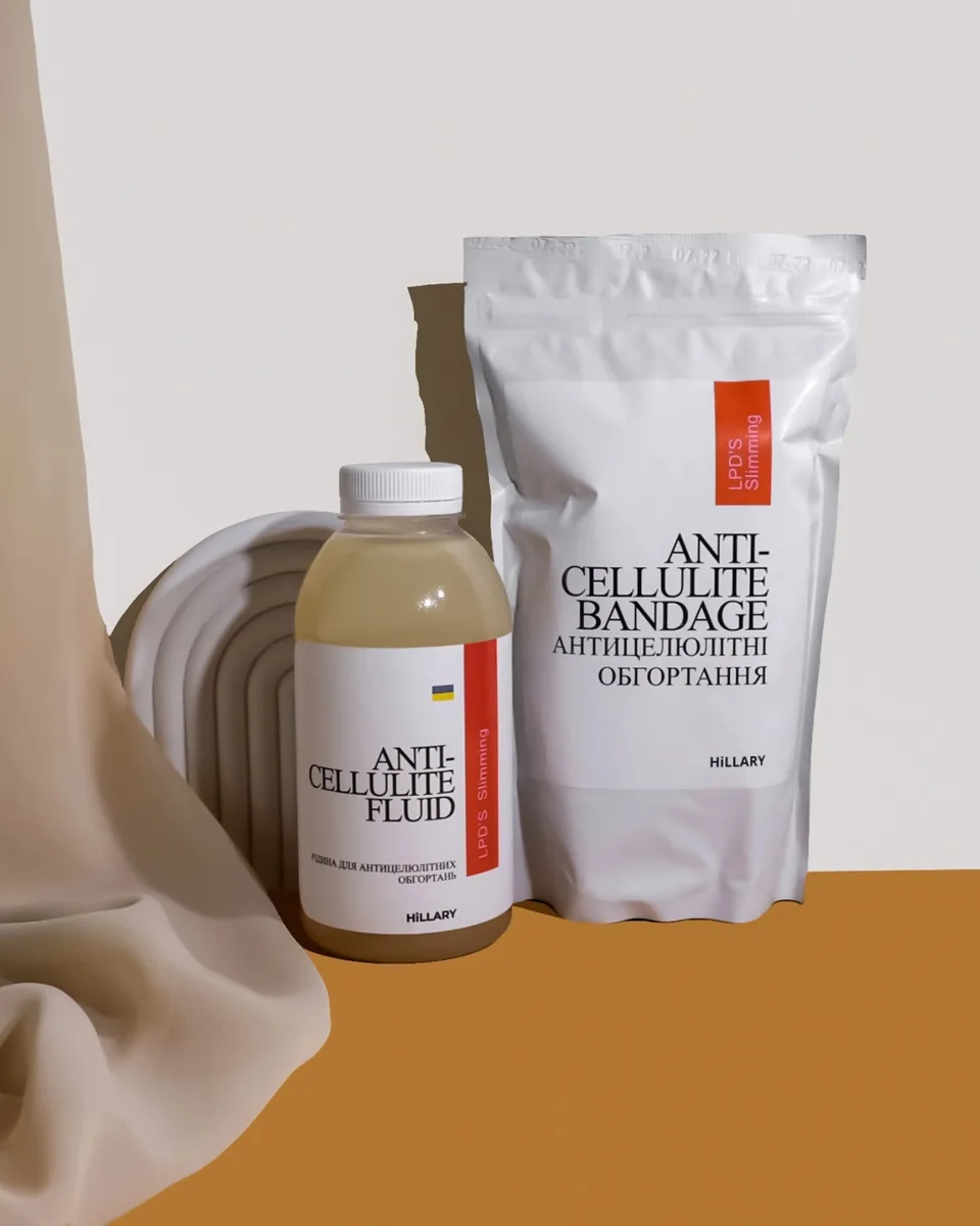 Рідина для антицелюлітних ліпосомальних обгортань Hillary Anti-cellulite Bandage LPD'S Slimming Fluid, 500 мл