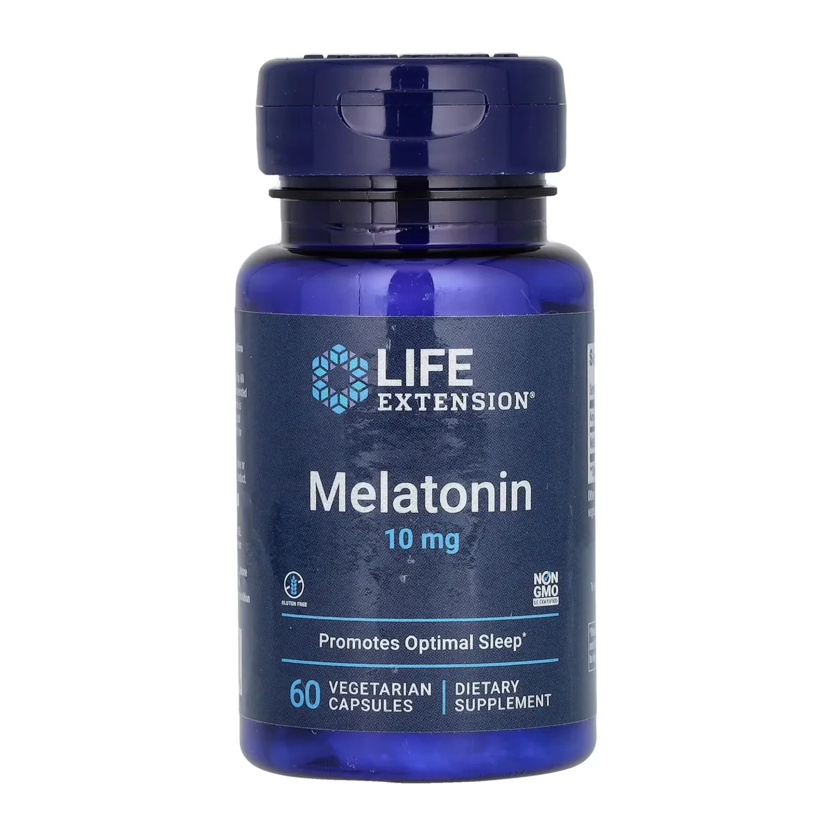 Мелатонин 10 мг Life Extension вегетарианские капсулы 60 шт Без ГМО Без глютена