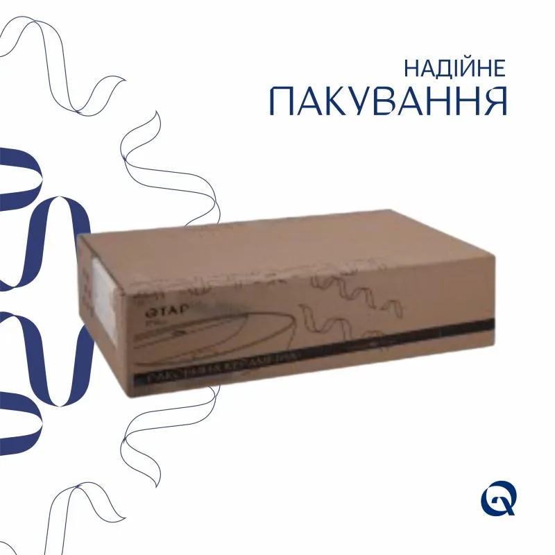 Комплект раковина врізна Qtap Scorpio 615x390 мм керамічна біла з донним клапаном