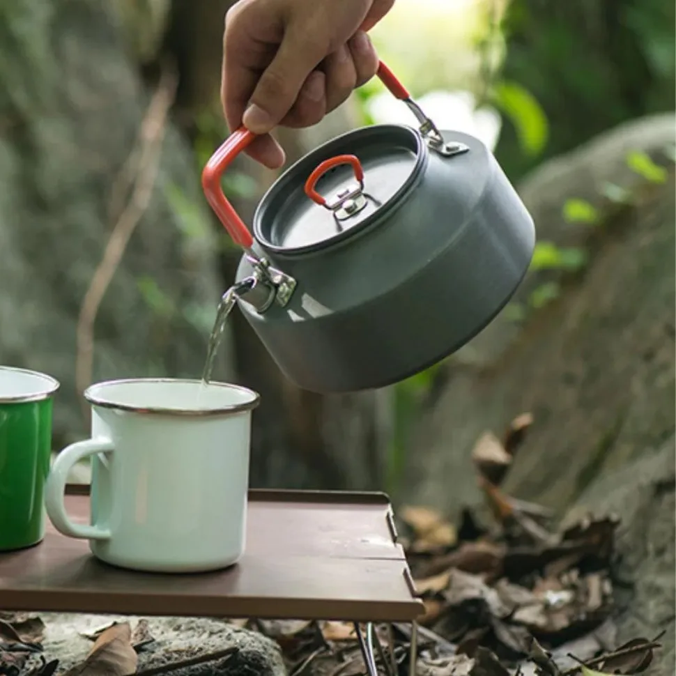 Чайник Naturehike алюмінієвий 1,45 л 175х85 мм срібний