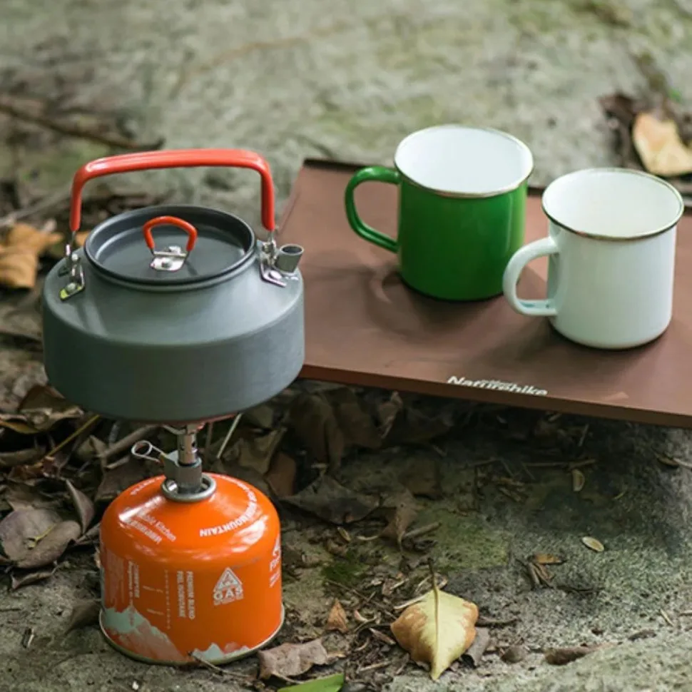 Чайник Naturehike алюмінієвий 1,45 л 175х85 мм срібний