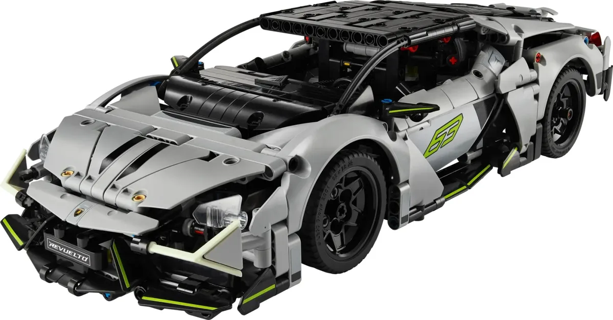 Конструктор LEGO Technic Суперкар 10+ для хлопчиків і дівчаток пластиковий зелений