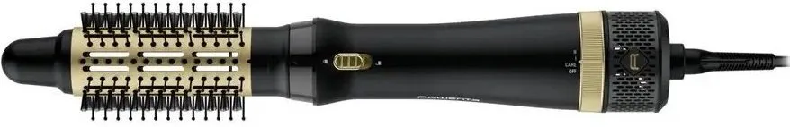 Фен-щітка Rowenta Express Style, 800 Вт, 3 режими, іонізація, холодний обдув, керамічне покриття, турмалін, чорний з золотими акце