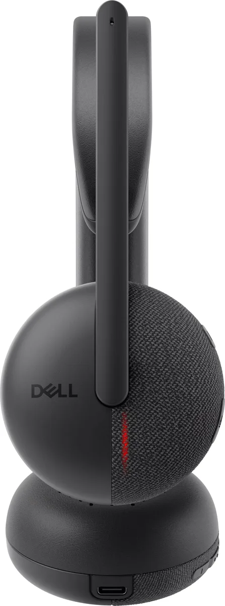 Гарнітура Dell бездротова чорна для ПК та мобільних пристроїв з мікрофоном шумопоглинанням
