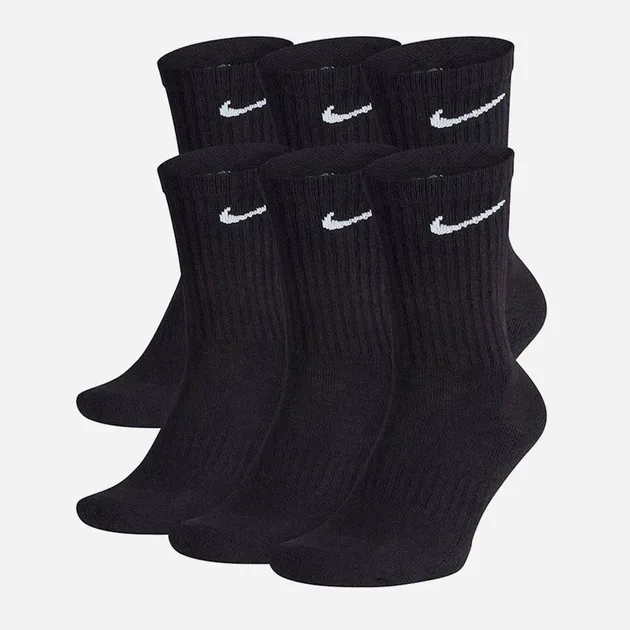 Шкарпетки Nike бавовна 38-42 чорний чоловічі