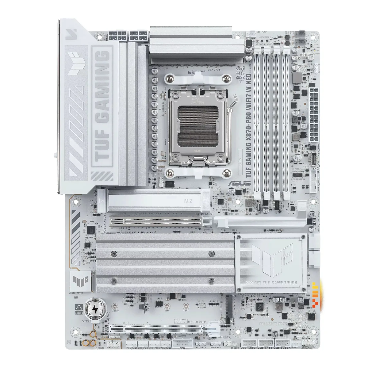 Материнська плата ASUS TUF GAMING ATX біла DDR5 256 ГБ AM5 Wi-Fi 7 M.2 PCIe 5.0