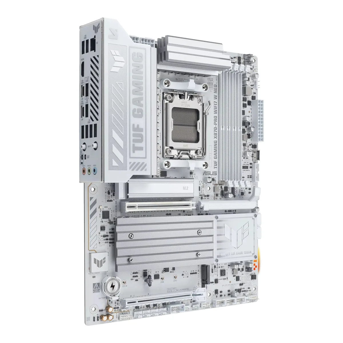 Материнська плата ASUS TUF GAMING ATX біла DDR5 256 ГБ AM5 Wi-Fi 7 M.2 PCIe 5.0