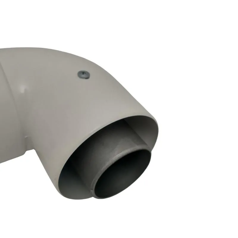 Коаксіальний кут 90° 60x100 мм алюміній для газового котла