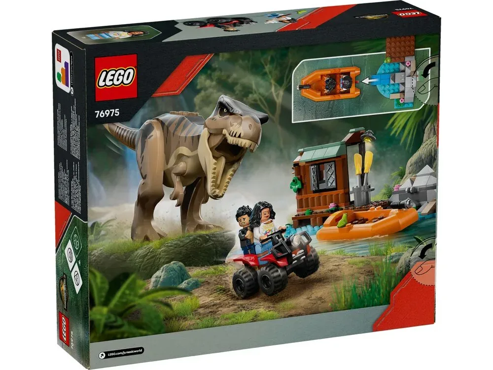 Конструктор LEGO Jurassic World 5+ різнокольоровий динозавр з фігурками та човном