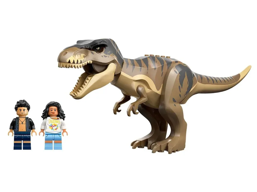 Конструктор LEGO Jurassic World 5+ різнокольоровий динозавр з фігурками та човном