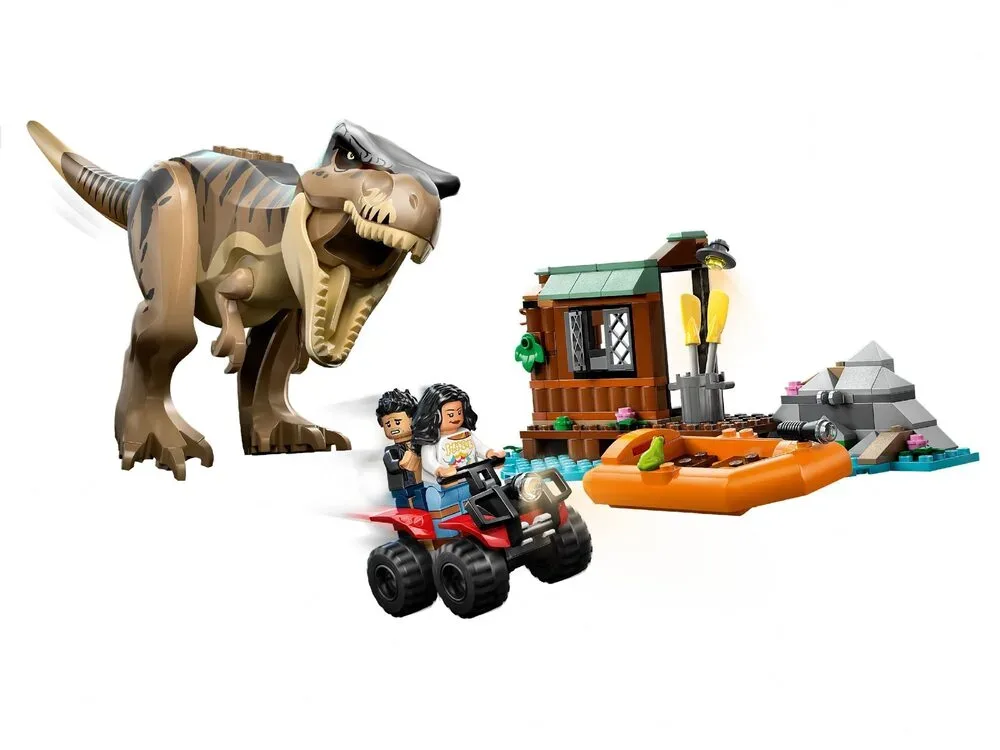 Конструктор LEGO Jurassic World 5+ різнокольоровий динозавр з фігурками та човном