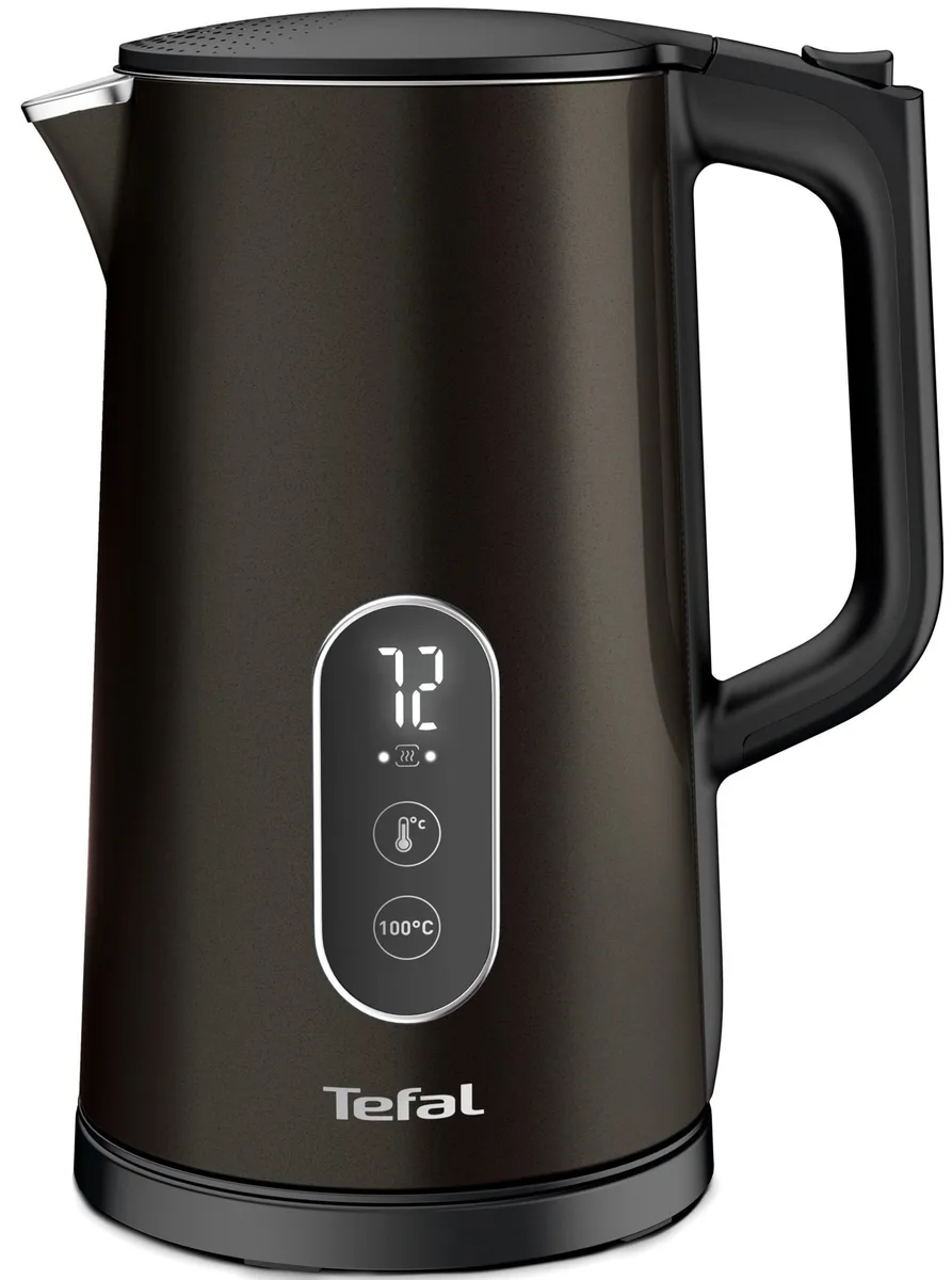 Электрочайник Tefal 1 7 л пластик нержавеющая сталь черный 5 температурных режимов