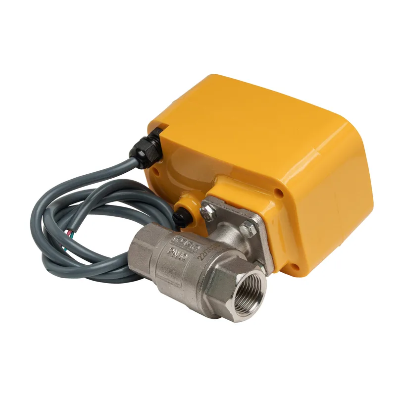 Кран электроприводной KOER SUS304 1/2" 12В
