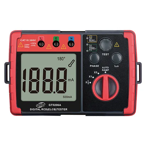Цифровий тестер ПЗВ Benetech GT5206A 10мА-500мА 195-253В 180х190х90 мм