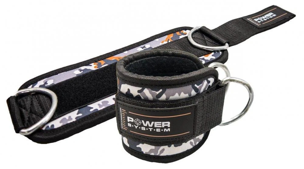 Манжети на щиколотку Active Point Нейлон One Size Camo Grey/Black