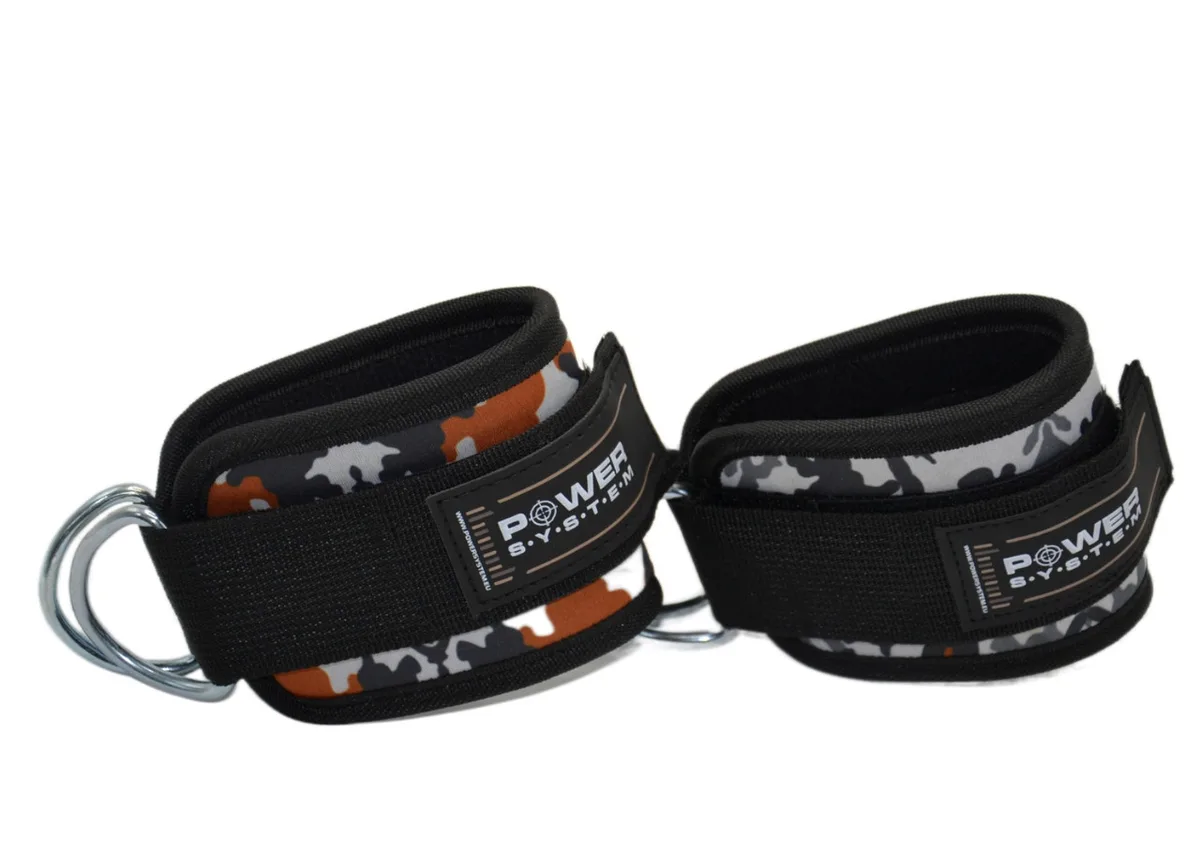 Манжети на щиколотку Active Point Нейлон One Size Camo Grey/Black