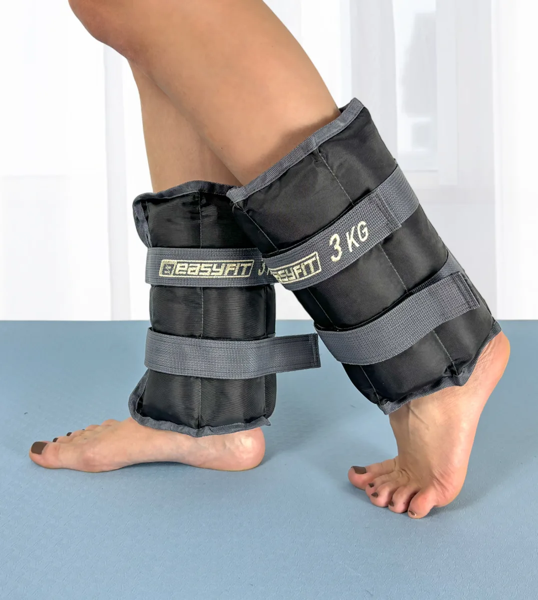 Утяжелювачі EasyFit Оксфорд 3 кг Чорні