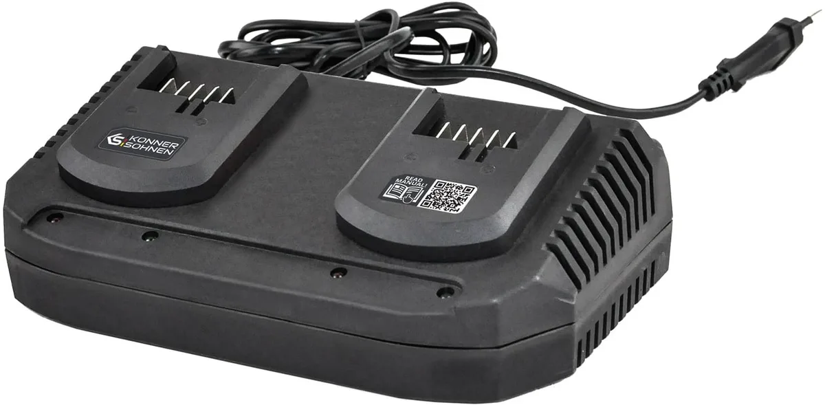 Зарядний блок KonnerSohnen KS C35A-2 20V 230В 2х3.5А 0.89кг