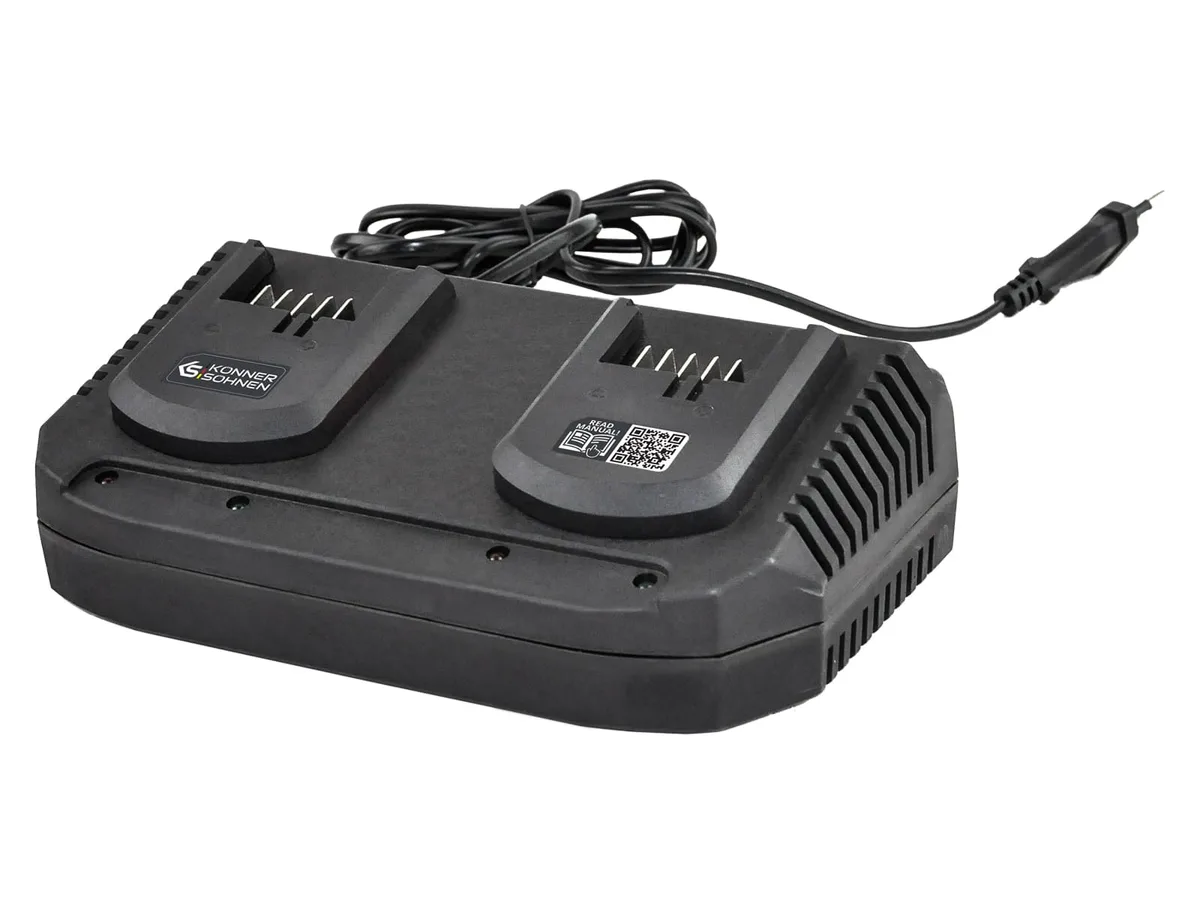 Зарядний блок KonnerSohnen KS C35A-2 20V 230В 2х3.5А 0.89кг