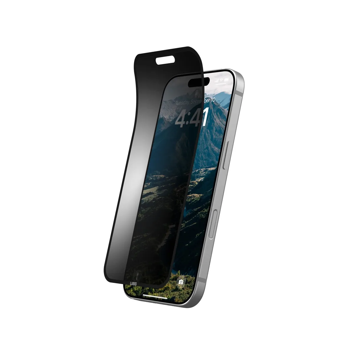 Захисна плівка анти-шпигун UAG для iPhone 16 Pro, Removable Privacy, Glass - Tint