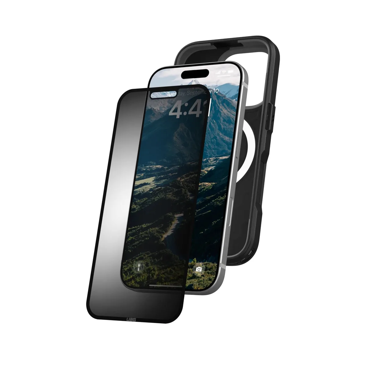 Захисна плівка анти-шпигун UAG для iPhone 16 Pro, Removable Privacy, Glass - Tint