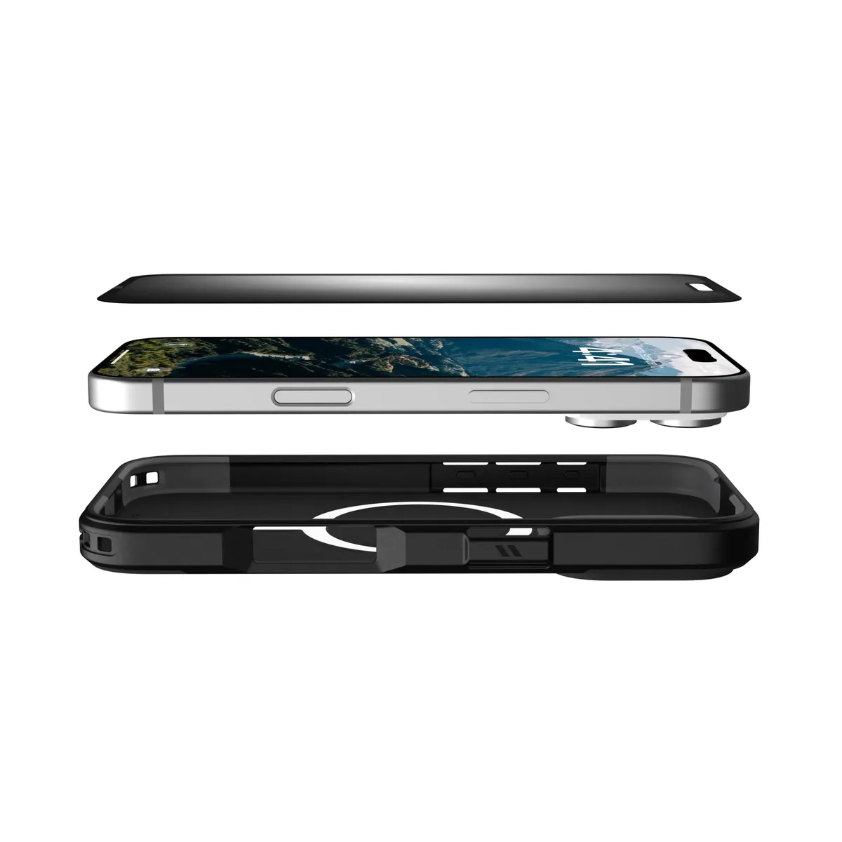 Захисна плівка анти-шпигун UAG для iPhone 16 Pro, Removable Privacy, Glass - Tint