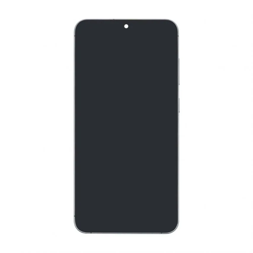 Дисплей Samsung LCD 6,7 дюймів срібний з сенсорним екраном та рамкою Service Original