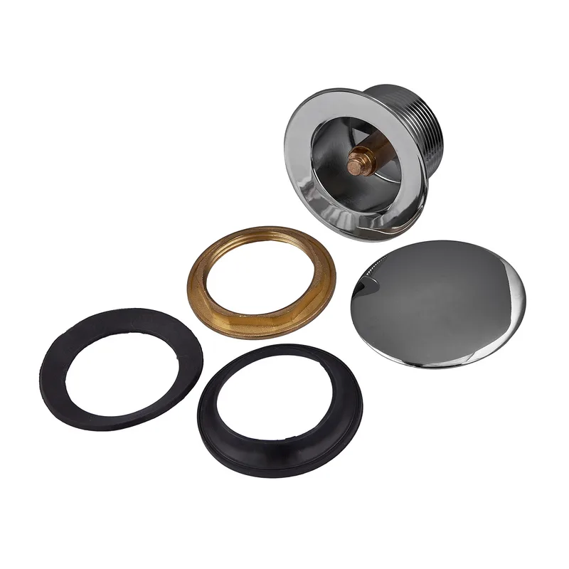 Донний клапан Koer латунь 1 1/2'' хром автоматичний Click-Clack