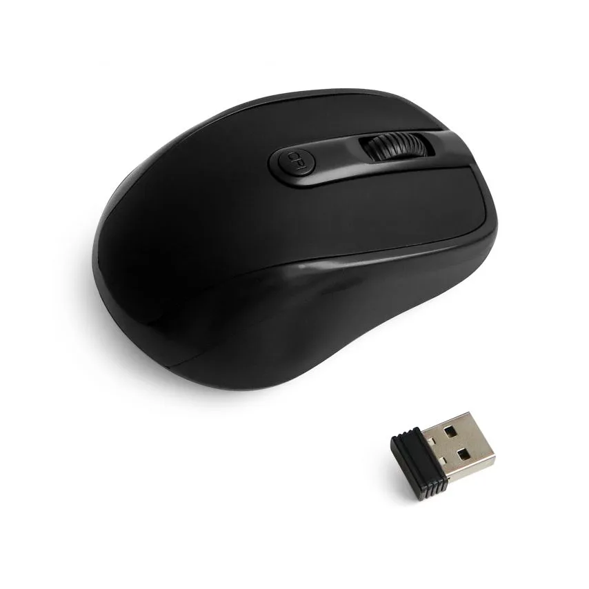 Мишка бездротова USB 5 кнопок чорна