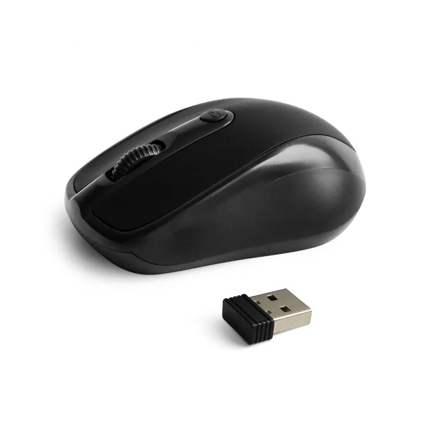 Мишка бездротова USB 5 кнопок чорна
