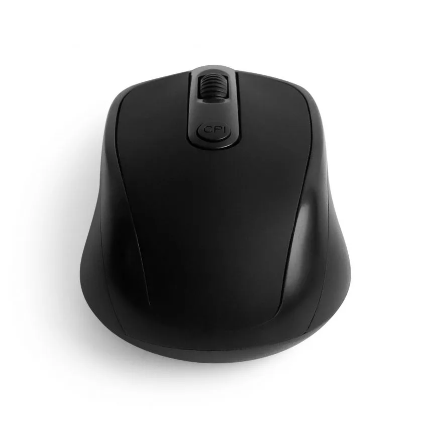 Мишка бездротова USB 5 кнопок чорна