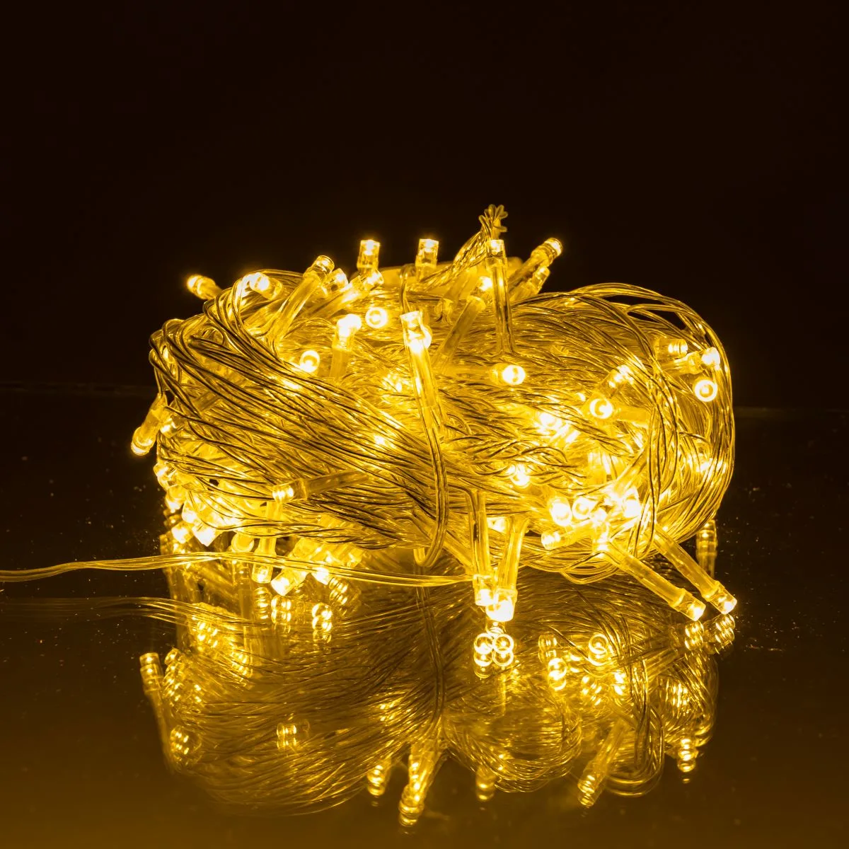 Світлодіодна гірлянда 10 м жовта каучук 120 LED