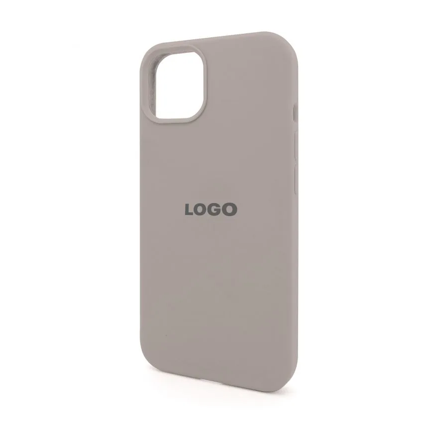 Чохол Silicone Case для смартфонів Apple силікон 13 сірий
