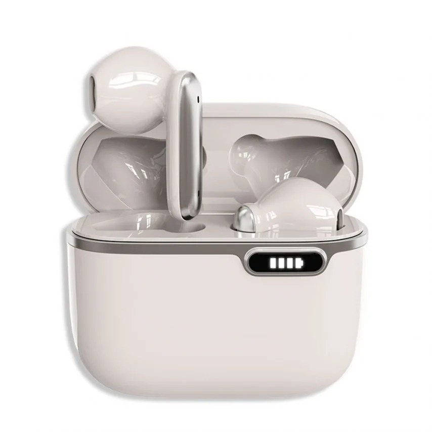 Наушники Bluetooth WALKER вкладыши молочные TWS 5,1 30mAh 3,5 часа работы