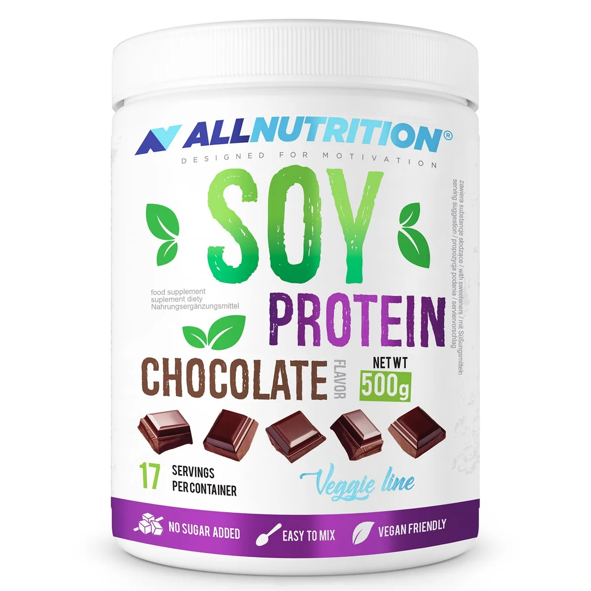 Соевый изолят Allnutrition 500 г шоколадный