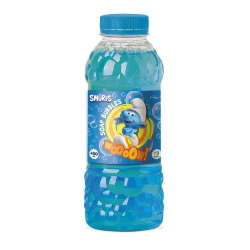 Мильні бульбашки Mega Bubbles Dodo 450 мл для дітей від 3 років у стилі смурфиків
