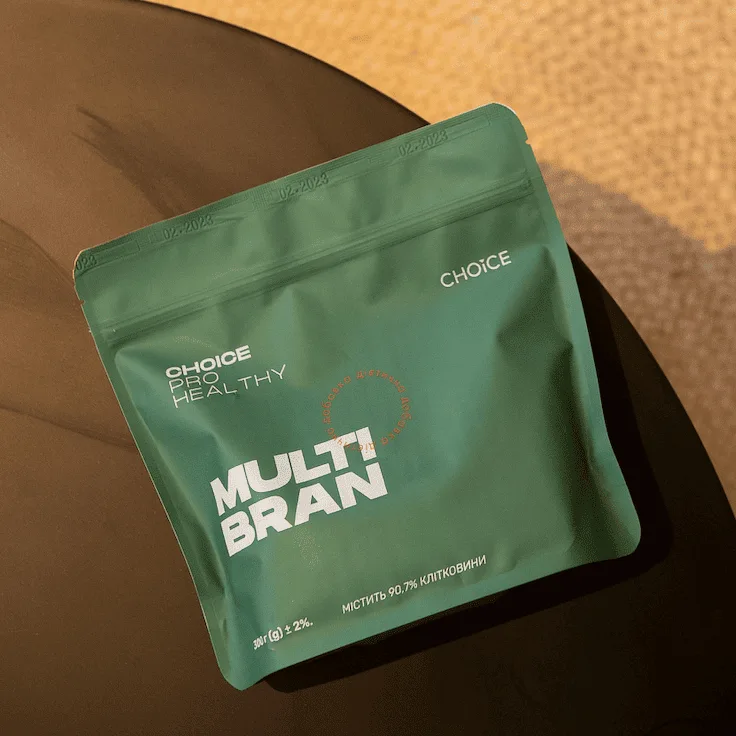 Choice Multi bran мікс клітковини для детоксикації та підтримки імунітету 300 гр Чойс