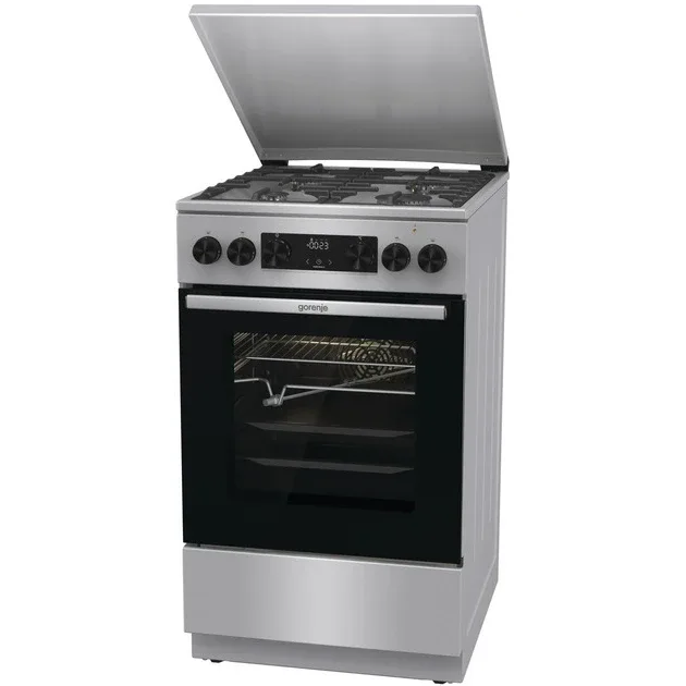 Плита Gorenje комбинированная нержавеющая сталь 70л 50х60 см