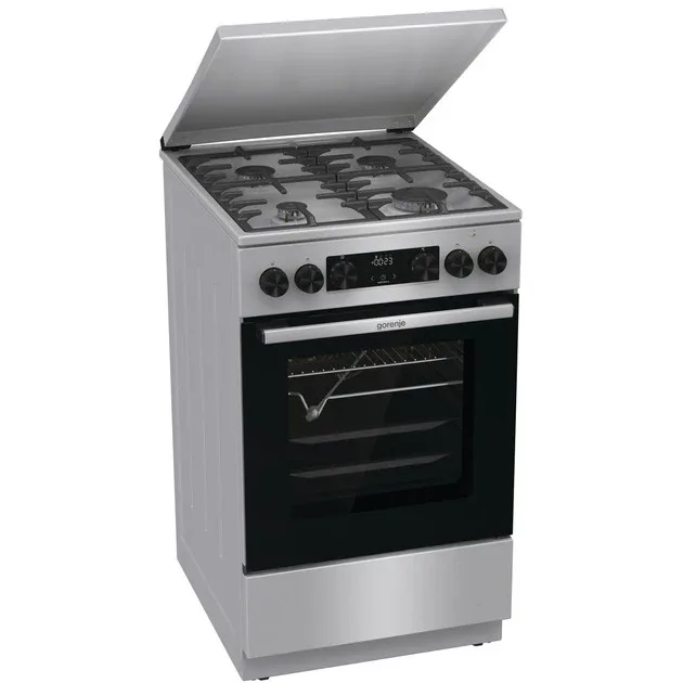 Плита Gorenje комбинированная нержавеющая сталь 70л 50х60 см