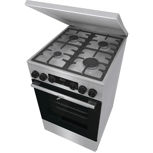 Плита Gorenje комбинированная нержавеющая сталь 70л 50х60 см
