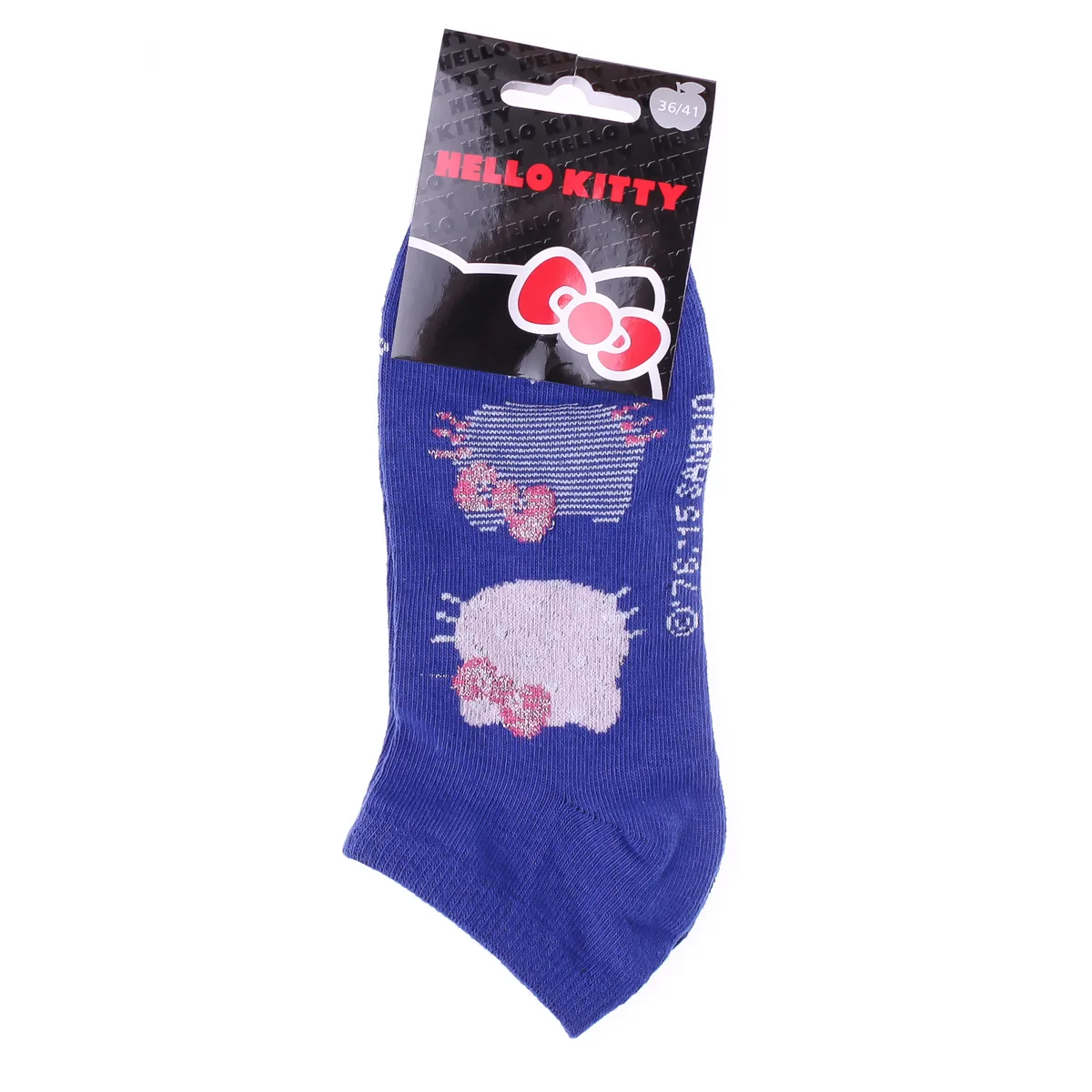 Шкарпетки HELLO KITTY 65% хлопок 36-41 синий