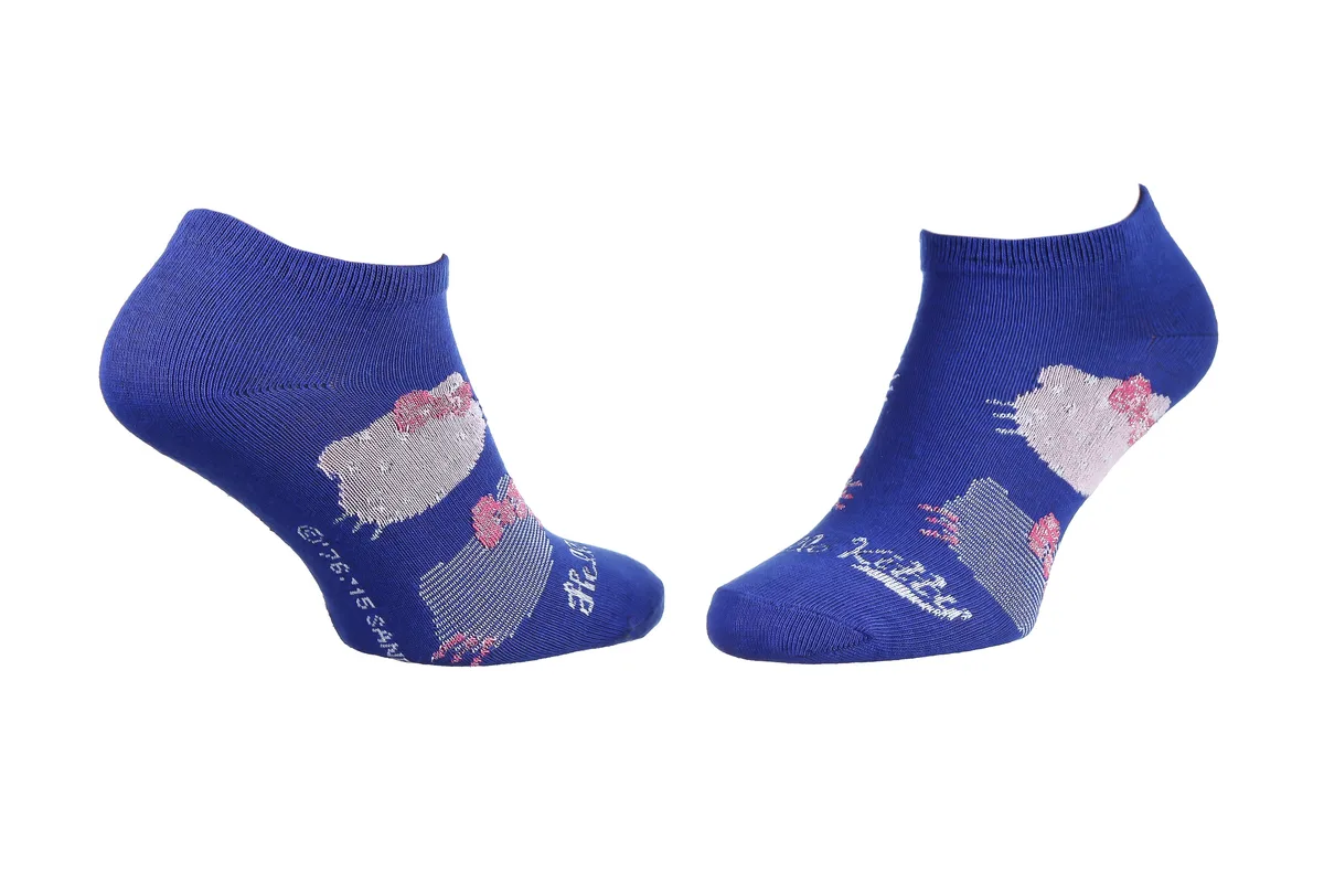Шкарпетки HELLO KITTY 65% хлопок 36-41 синий
