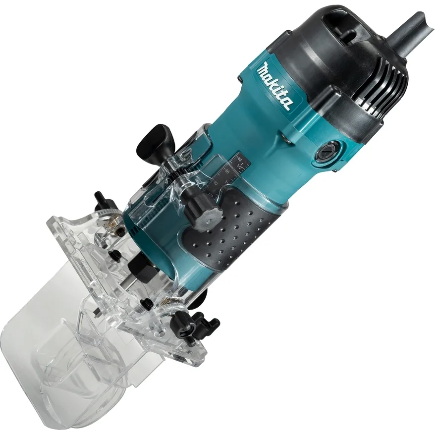 Фрезер Makita 3712, 530 Вт, цанга 6 мм, 32000 об/хв, вага 1.7 кг.