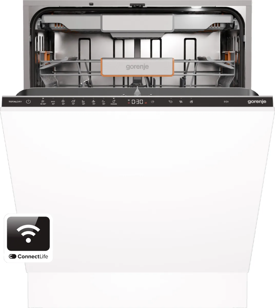 Посудомийна машина Gorenje вбудована 16 комплектів 60 см біла A+++ сенсорне управління Wi-Fi