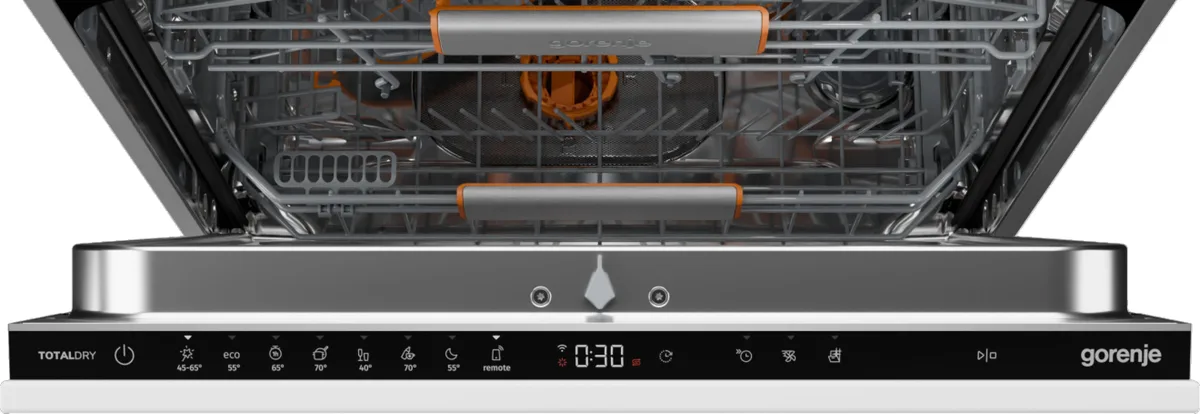 Посудомийна машина Gorenje вбудована 16 комплектів 60 см біла A+++ сенсорне управління Wi-Fi